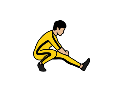 仆步